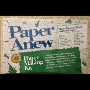 Paper Anew, paper making kit, NEW